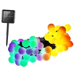 Verk 12297 Solárna dekoračná reťaz girlanda 40 LED, 690 cm, Multicolor