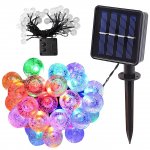 Verk 12298 Solárna dekoračná reťaz girlanda 40 LED, 700 cm, Multicolor