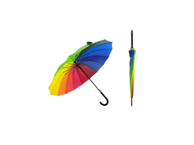 GGV Deštník duhový 120 cm duhový