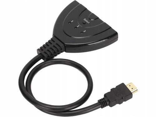 Verk 06290 Spínač HDMI 3 v 1 FULL HD, 4K Splitter 