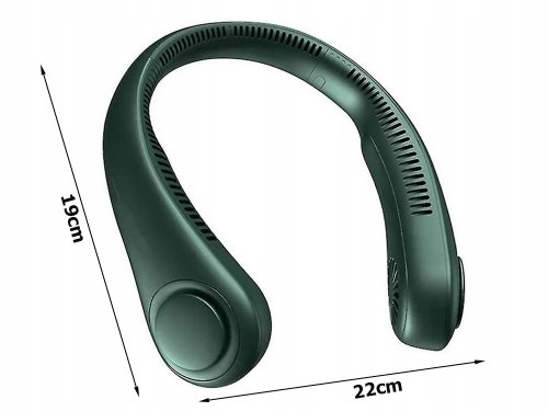 Verk 24418 Prenosný mini ventilátor na krk zelená