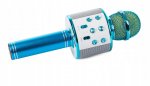 Verk 01377 Karaoke Bluetooth mikrofon, 1800mAh modrá