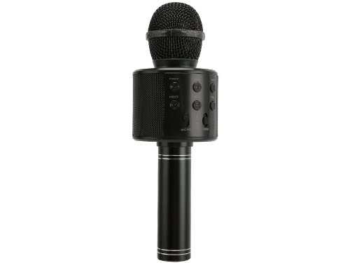 Verk 01377 Karaoke Bluetooth mikrofon, 1800mAh černá