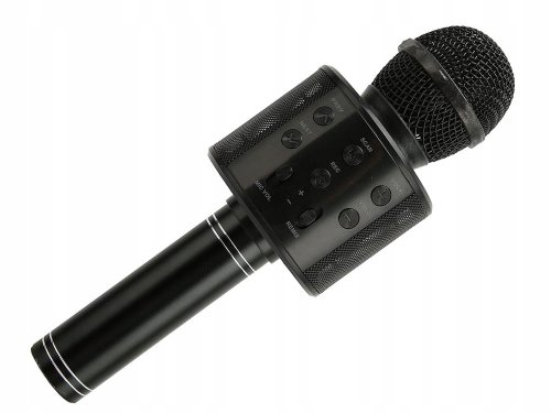 Verk 01377 Karaoke Bluetooth mikrofon, 1800mAh černá