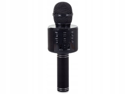 Verk 01377 Karaoke Bluetooth mikrofon, 1800mAh černá