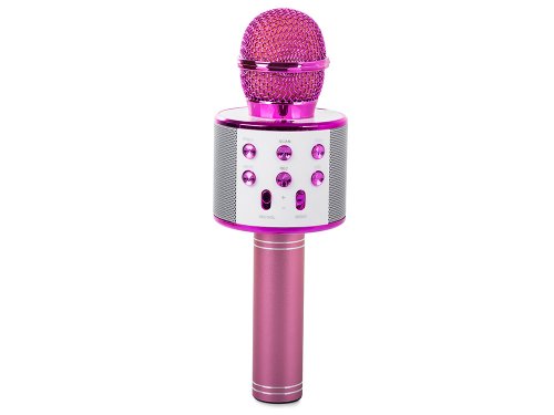 Verk 01377 Karaoke Bluetooth mikrofon, 1800mAh černá