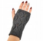ISO 6412 Zimní rukavice na dotykové displeje 2v1 šedá