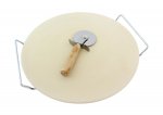 Pronett Pizza set - kameninový podnos 33 cm + kráječ