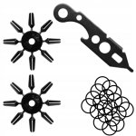 Trizand 21629 Sada šipek 12 ks + 100 softových hrotů 