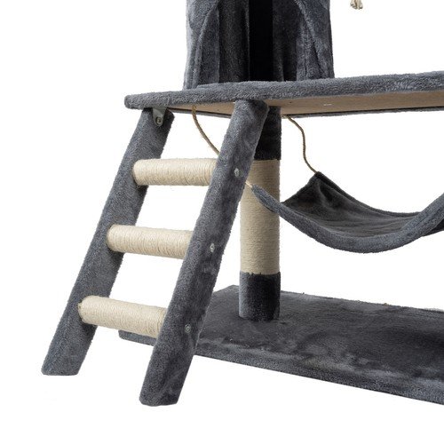 Purlov 21713 Škrabadlo pre mačky 141 cm šedá