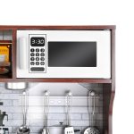 Kruzzel 22114 Detská drevená kuchynka s príslušenstvom XXL hnedá