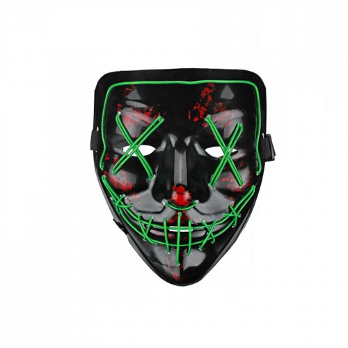 Verk Desivá svietiaca maska ​​čiernoružová
