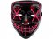 Verk Desivá svietiaca maska ​​čiernoružová