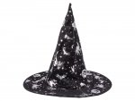 Verk Dětský čarodějnický klobouk Halloween černozlatá