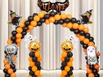 Verk Balóniky Halloween čierne a oranžové 20 ks