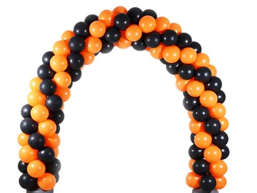 Verk Balóniky Halloween čierne a oranžové 20 ks