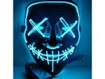 GGV Děsivá svítící maska modrá
