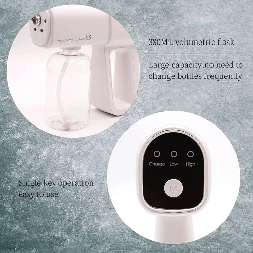 Verk 24292 Dezinfekční bezdrátová pistole 15 W, 2000mAh, 380 ml bílá