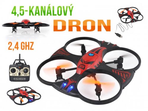 Alltoys RC Defender Ufo červená
