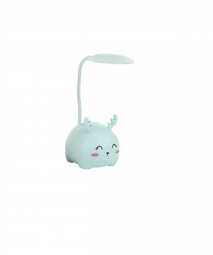 Verk 12274 Dětská LED lampička s držákem na telefon USB, 3 W modrá vz.1
