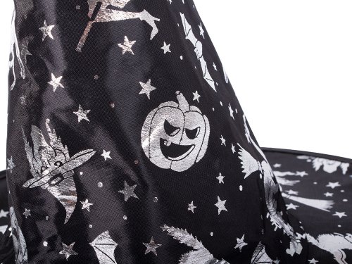 Verk Dětský čarodějnický klobouk Helloween zlatočerná