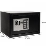 Malatec 22627 Trezor digitálny XL 300 x 195 x 170 mm čierny