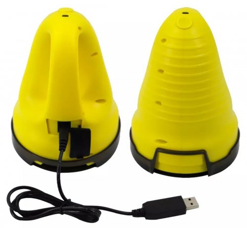 APT AG803 Rozmrazujúca elektrická škrabka na okná, USB, 3000 mAh, 11W, žltočierna
