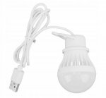 APT ZD92 Kempingová LED lampa USB, 2,5 W, 1m biela