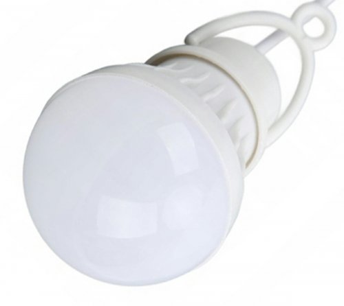 APT ZD92 Kempingová LED lampa USB, 2,5 W, 1m biela