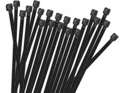 Verk 11300 Vázací pásek 3,6 x 200 mm, černá, balení 100 ks