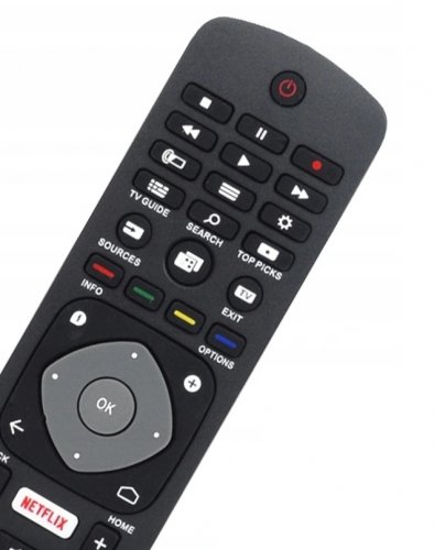Verk 13140 Náhradní dálkový ovladač Philips TV SMART 4K UHD NETFLIX