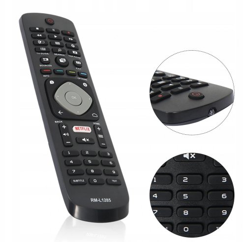 Verk 13140 Náhradní dálkový ovladač Philips TV SMART 4K UHD NETFLIX