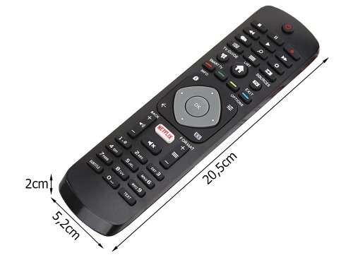 Verk 13140 Náhradní dálkový ovladač Philips TV SMART 4K UHD NETFLIX