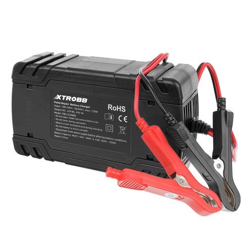 Xtrobb 22463 Automatická nabíječka baterií 12V/8A, 24V/4A