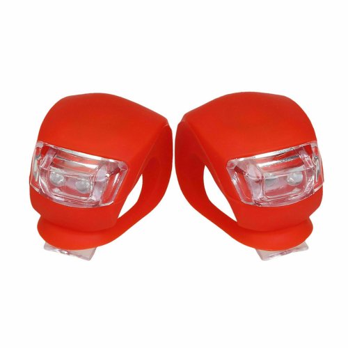 Verk 14280 Silikónové svetlo na bicykel 2 ks červená