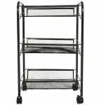 APT AG952 Regál na kolečkách 64 x 44 x 26 cm černá