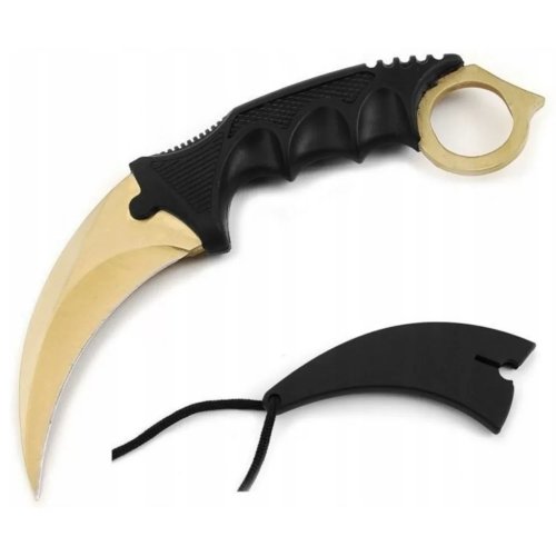 Pronett XJ4727 Nůž karambit s pouzdrem 19 cm