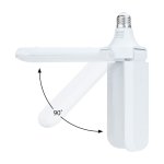 Vergionic 2342 Tříramenná skládací LED žárovka 60 W, E27, 4000K, neutrální bílá