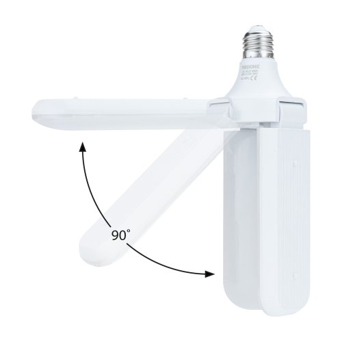 Vergionic 2342 Tříramenná skládací LED žárovka 60 W, E27, 4000K, neutrální bílá