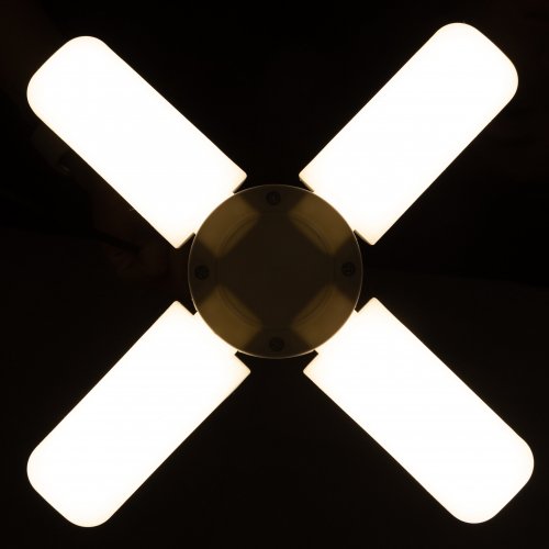 Vergionic 4111 Čtyřramenná skládací LED žárovka 28 W, E27, 3000K , teplá bílá