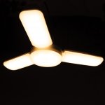 Vergionic 2409 Tříramenná skládací LED žárovka 28 W, E27, 3000K, teplá bílá