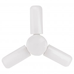 Vergionic 2409 Tříramenná skládací LED žárovka 28 W, E27, 3000K, teplá bílá