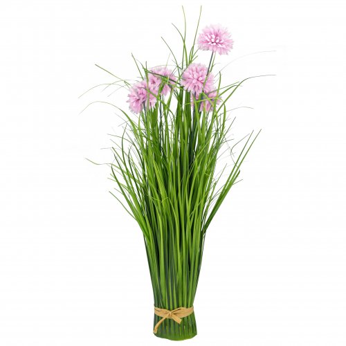 Vergionic 7055 Vysoká umělá tráva česnek, 60 cm