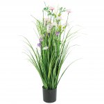 Vergionic 7050 Umělé luční květiny v květináči, 65 cm