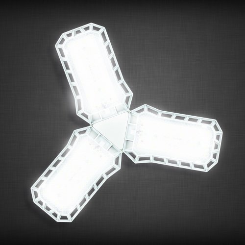 Vergionic 4108 Tříramenná skládací LED žárovka 45 W, E27, 3000K, teplá bílá