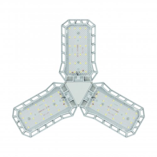 Vergionic 4108 Tříramenná skládací LED žárovka 45 W, E27, 3000K, teplá bílá