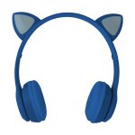 Vergionic 7301 Bezdrátová Bluetooth sluchátka Cat s tlapkou, 35 mW, 200 mAh růžová