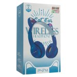 Vergionic 7301 Bezdrátová Bluetooth sluchátka Cat s tlapkou, 35 mW, 200 mAh růžová