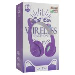 Vergionic 7301 Bezdrátová Bluetooth sluchátka Cat s tlapkou, 35 mW, 200 mAh růžová