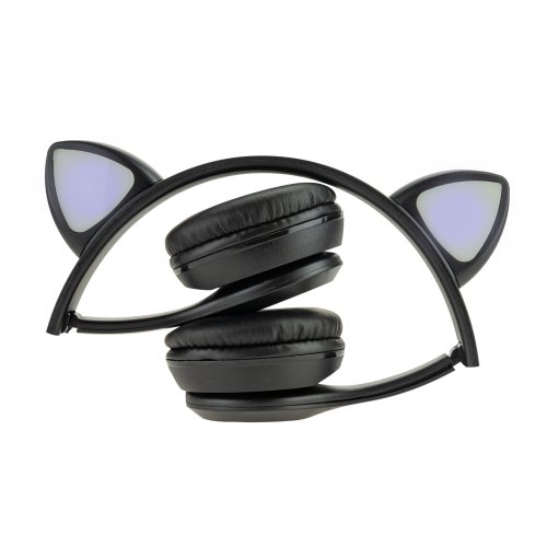 Vergionic 7301 Bezdrátová Bluetooth sluchátka Cat s tlapkou, 35 mW, 200 mAh růžová